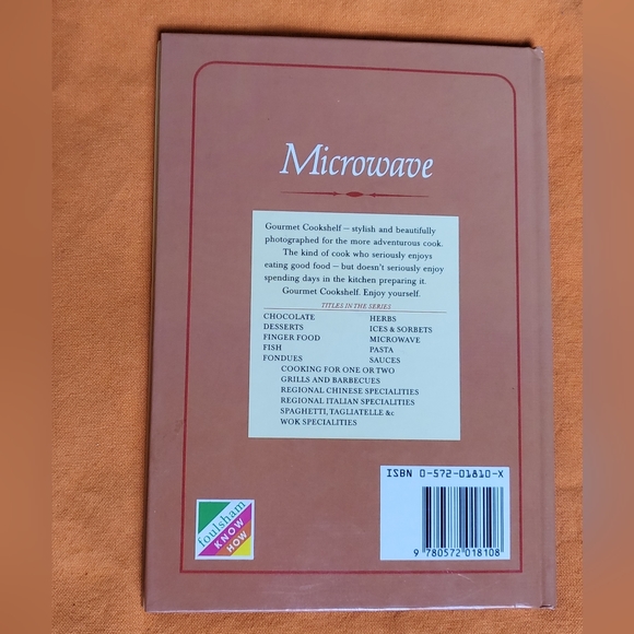 Microwave Gourmet Cookshelf Edited by Sonia Allison hardcover cookbook GUC - Picture 2 of 3